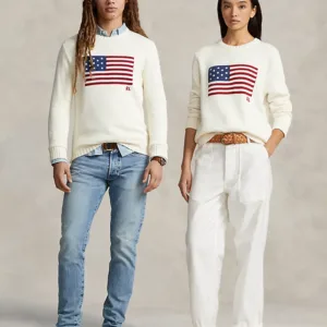 Ralph Lauren İkonik Bayraklı Sweater