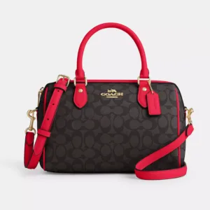 Coach Rowan Satchel Bag In Signature Canvas